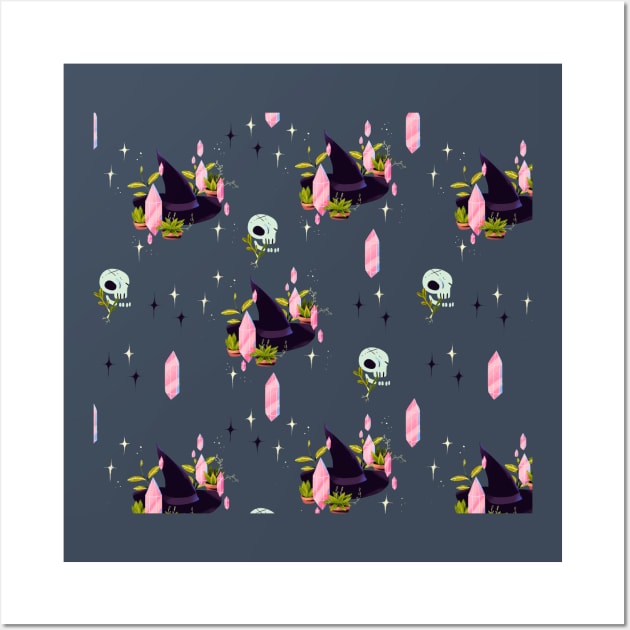 Halloween Pattern No3 Wall Art by Mofy